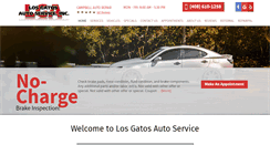 Desktop Screenshot of losgatosautoservice.com